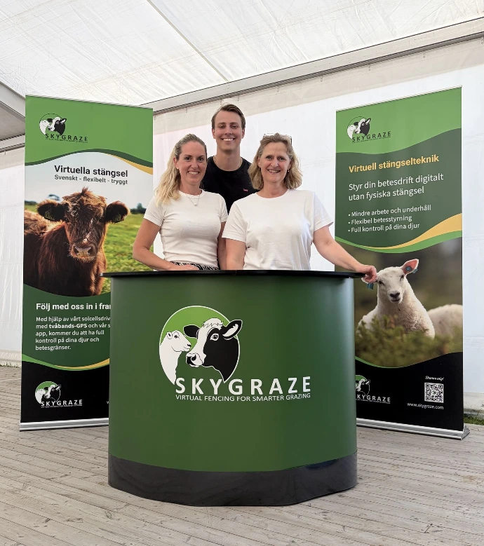 Skygraze monter på Borgeby Fältdagar 2026